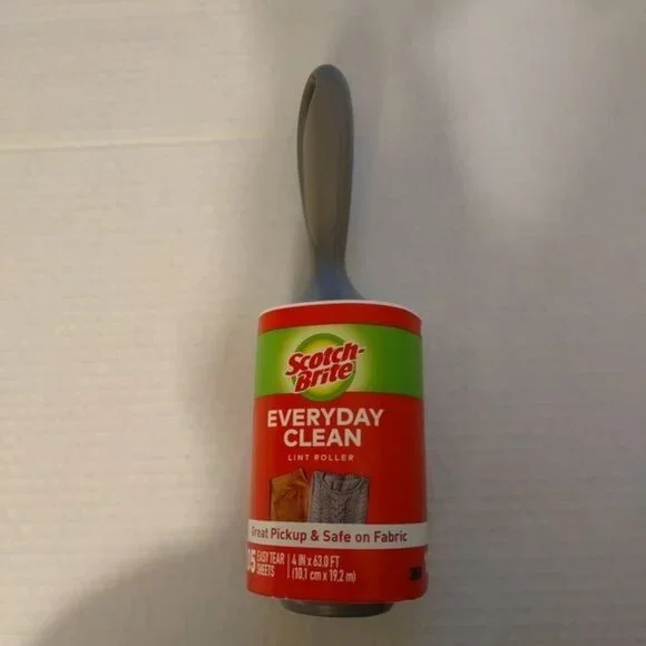 SCOTCH-BRITE EVERYDAY CLEAN LINT ROLLER-NEW-105 EASY TEAR SHEETS - Picture 1 of 2